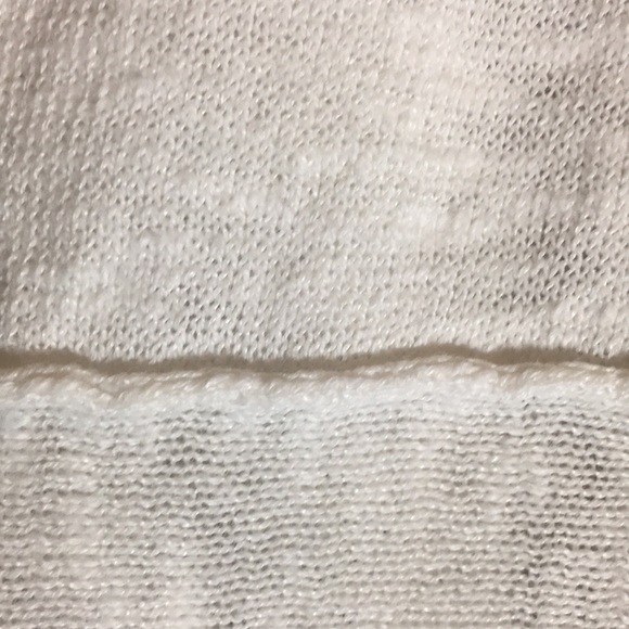 EILEEN FISHER Linen Cotton Knit Blend Open Front Long Line Springtime Cardigan - Picture 12 of 16